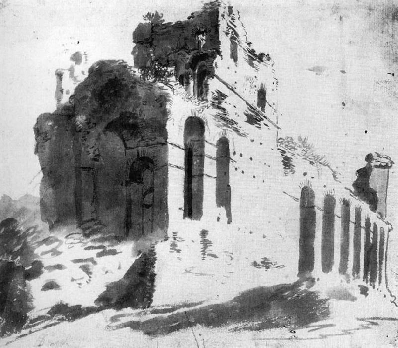  Ruins of the City Walls, near Porta S Paolo, Rome dsf